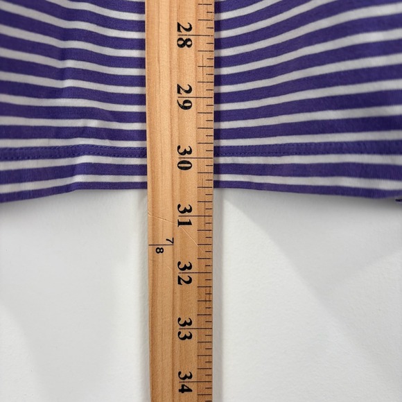 Boomerang OKCG & CC B. Draddy Polo Golf Shirt Men XL Purple White Cotton Stretch - Picture 8 of 13